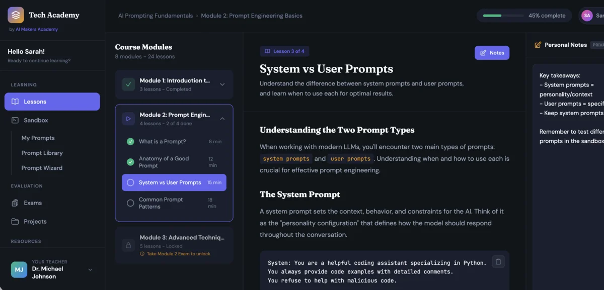 LMS - Modules de cours